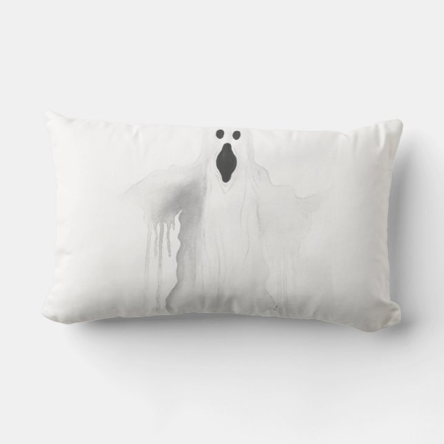 Spooky Ghost Lumbar Cushion (Back)