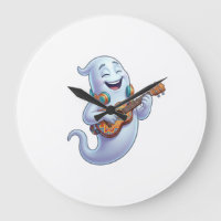 Spooky Ghost Musician Halloween Musical Art
