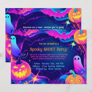 Spooky Ghost Party Invitation