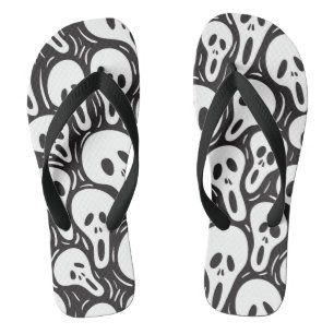 Spooky Ghost Pattern Thongs