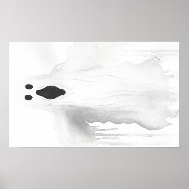 Spooky Ghost Poster (Front)