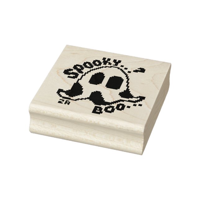 Spooky ghost rubber stamp (Stamp)