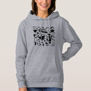 Spooky Ghost Silhouette Forest Art Hoodie