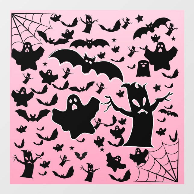 Spooky Ghost Silhouette Window Art (Sheet)