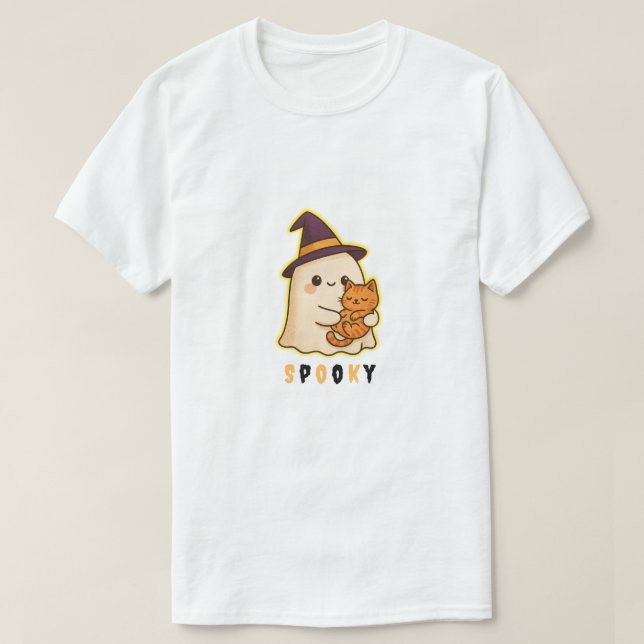 "Spooky" Ghost T-Shirt (Design Front)