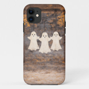 Spooky Ghost Trio Halloween Mobile Case