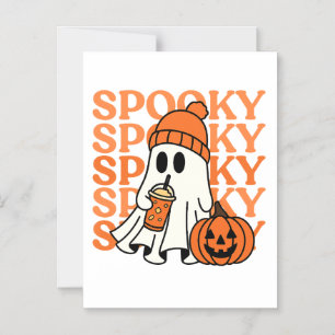 Spooky Ghost Vibes Magnetic Invitation