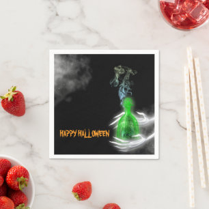 Spooky Ghostly Hands Halloween  Napkin