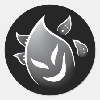 Spooky Ghosts Classic Round Sticker
