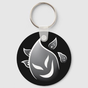Spooky Ghosts Key Ring