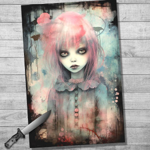 Spooky Girl 10 Decoupage Paper
