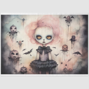 Spooky Girl 6 Decoupage Paper