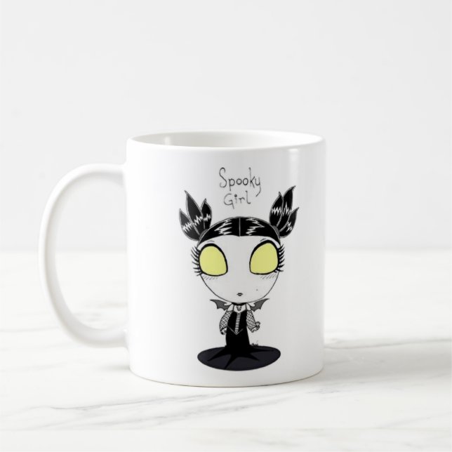 "Spooky Girl" Mug (Left)