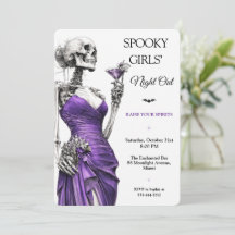 Spooky Girls Night Out Halloween Cocktail