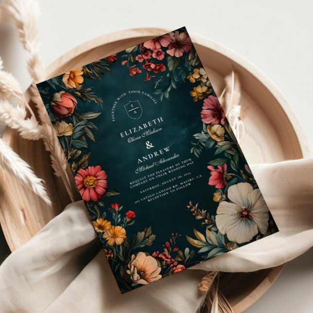 Spooky Glam Wedding Invitation (Creator Uploaded)