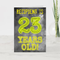 Spooky Glowing Aura Look "23 YEARS OLD!" + Name