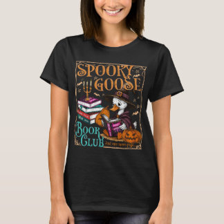 Spooky Goose Book Club Funny Shirt