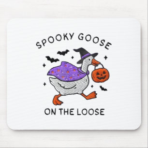 Spooky Goose On The Loose Halloween _1 Mouse Pad