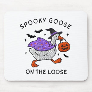 Spooky Goose On The Loose Halloween _1 Mouse Pad