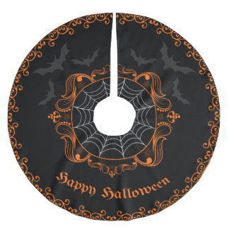 Spooky Goth Halloween Tree Skirt