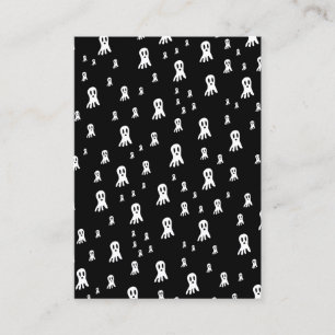 Spooky Gothic Ghost Illustration Loyalty Card