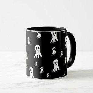 Spooky Gothic Ghost Illustration Mug