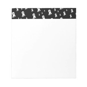 Spooky Gothic Ghost Illustration Notepad