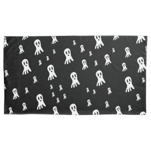 Spooky Gothic Ghost Illustration Pillowcase