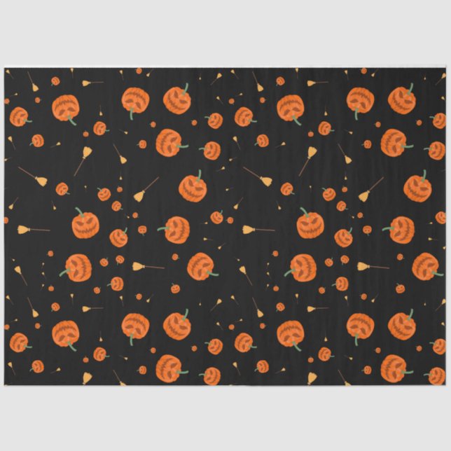 Spooky Gothic Halloween Decoupage Tissue Paper (Front)