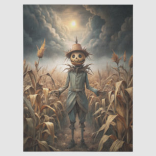 Spooky Gothic Scarecrow Fantasy Tissue Paper