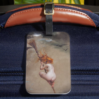 Spooky Gothic Witches' Sabbath & Celestial Falero  Luggage Tag