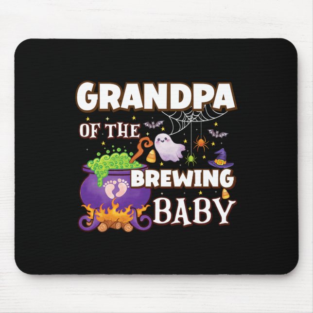 Spooky Grandpa Of Brewing  Mouse Pad (Front)