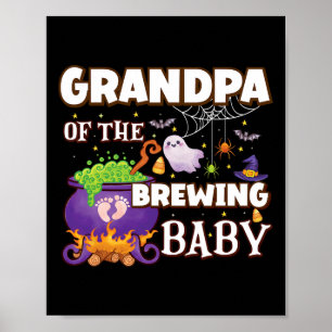 Spooky Grandpa Of Brewing  Poster