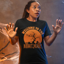Spooky Graveyard Halloween Nightmare T-Shirt