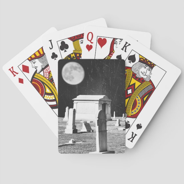 Spooky Graveyard Playing Cards (Back)