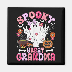 Spooky Great Grandma Halloween Great Grandmother G Magnet