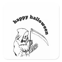 Spooky Grim Reaper Skeleton Halloween Scythe