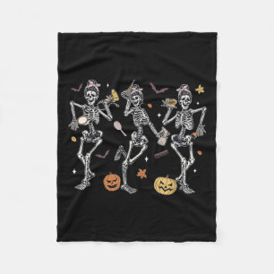 Spooky Hairstylist Boo Crew Hairdresser Halloween Fleece Blanket