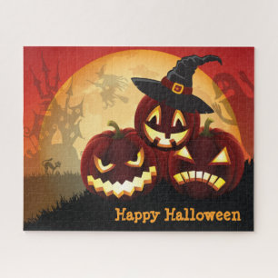 Spooky Halloween 16 x 20 Puzzle with Gift Box