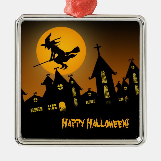 Spooky Halloween 2 Ornament (Front)