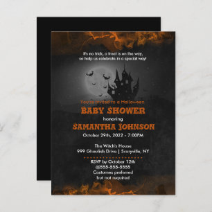 Spooky Halloween Baby Shower Invitation