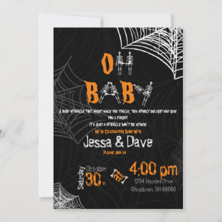 Spooky Halloween Baby Sprinkle Invitation