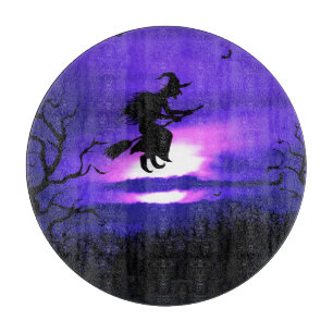 Spooky Halloween background design. Cutting Board