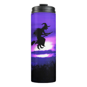 Spooky Halloween background design. Thermal Tumbler