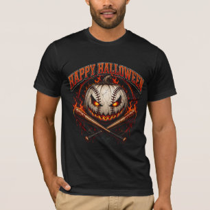 Spooky Halloween Baseball Shirt, Creepy Jack O Lan T-Shirt