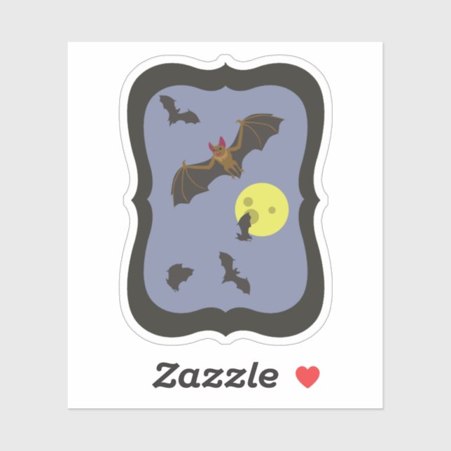 Spooky Halloween Bats (Sheet)
