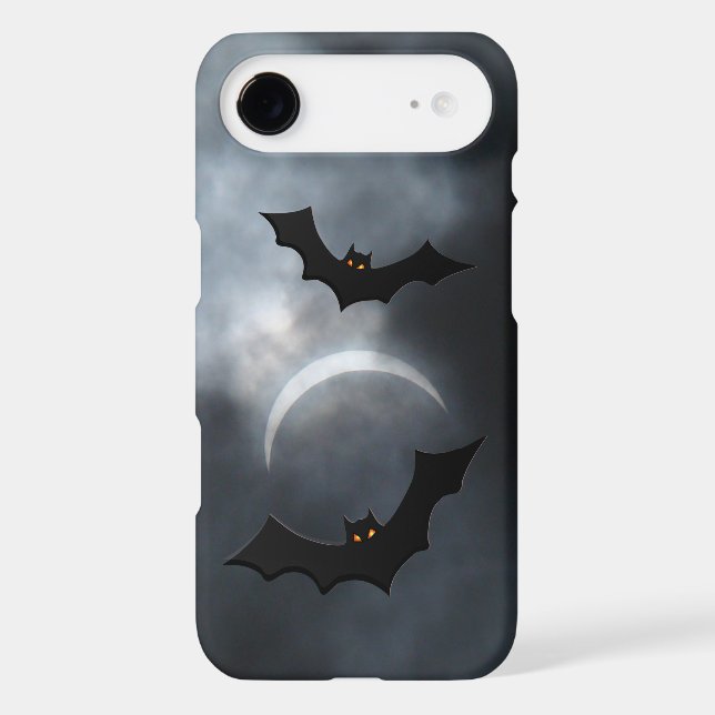 Spooky Halloween Bats In Eclipse (Back)