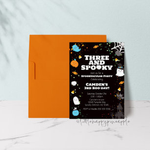 Spooky Halloween Birthday Invitation