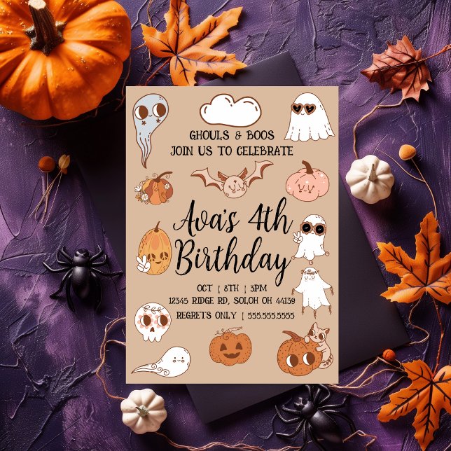 Spooky Halloween Birthday Invitation (Creator Uploaded)