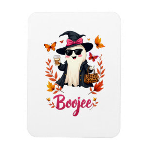 Spooky Halloween Boojee Sassy Classy Ghost Magnet